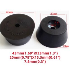 5 New FEET w/ hardware for Sansui G-8000 G-9000G-9000DB Heavy-Duty Foot Parts