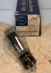 Western Electric 300B 1953 Single D Getter Vacuum Tube Amplitrex 97% New In Box