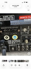 Marantz 2500 Stereo Receiver beautiful condition 250 Watts For Chanell