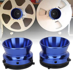 1 Pair Nab Hub Adapters, Reel to Reel Tape Nab Hub Adapter, 10 Inch Aluminium Na
