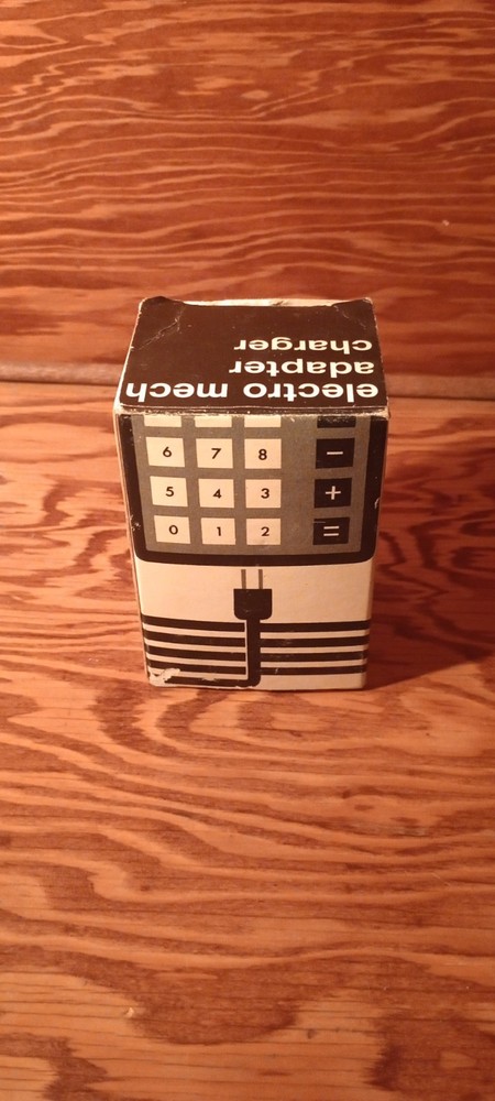 RARE Vintage B225C Calculator Charger Rockwell Sears Lloyds NOS Boxed Retro