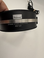 Sansui SS-L3 Vintage Stereo Headphones – One Side Headband Adjustment Broken