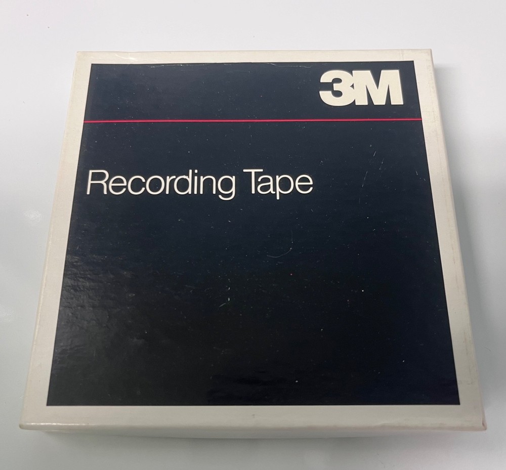 NEW blank 3M recording tape 1/4 in. 600ft. PR5 908 audio mastering tape
