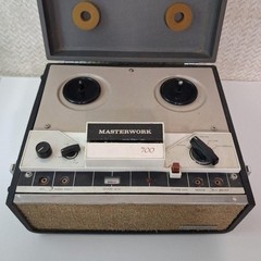 Vintage Masterwork M-700 Portable Reel To Reel Tape Recorder Untested-For Parts