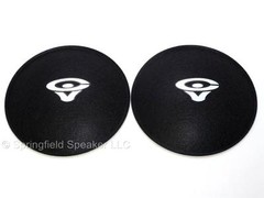 2 Cerwin Vega 4.5″ Felt Logo Dust Caps – 2DC45CV
