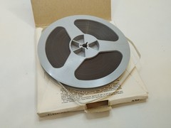 Vintage USSR Reel to Reel Tape Svema 1991 Soviet Magnetic Audio Open Reel Untest