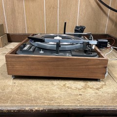 Vintage Garrard A70 Turntable With Clear Molded Dust Cover