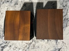 REALISTIC MINIMUS 0.3 Cat. 40-1250 Shelf Speakers 7 Watts Walnut Veneer Set of 2