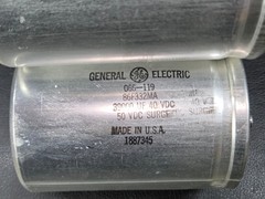 McIntosh MC2105 Pair of Main Filter Capacitors 39000 uf 40v 3″ GE Vintage OG