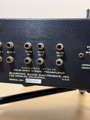 SAE Mark XXX MK30 Solid State Stereo Preamplifier – Tested Awesome! w/ Box!