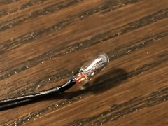 5 New Wired Bulbs 12v 70mA Lamps Vintage Receiver Lights 3MM Grain of Wheat