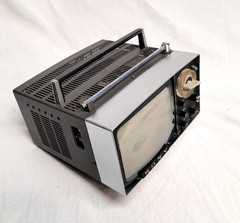 Vintage Sony 5-303W All Transistor Portable Analog Micro TV w/ Case – Japan