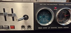 Morse Electro Corp 8 Track 4D quadrophonic Receiver Stereo System 447 FOR PARTS