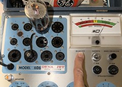 Pair GE 6L6GC “DD” Side Getters Black Plate Tubes Test Strong For GM, Current