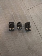 3 Quick Push on Transformer Connect 75-300 OHM for Indoor TV, Black Color