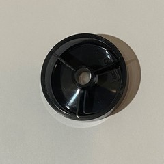 Sansui Turntable 45 RPM Adapter Translucent Smoke Gray Part Plastic Vintage