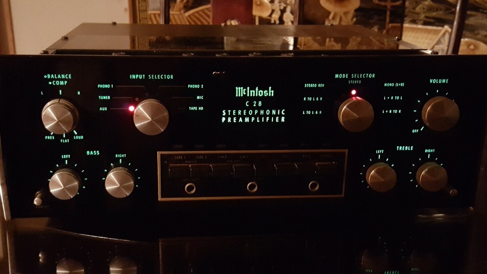 McIntosh C28 Preamplifier Custom LED Upgrade Kit Complete Illumination Kit
