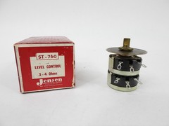 Jensen ST-760 Level Control 3-4 Ohms In Box With Instructions (good condition)