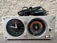 National Pnasonic Analog Audio Timer TE61 Clock Vintage 50HZ Working Tested Used