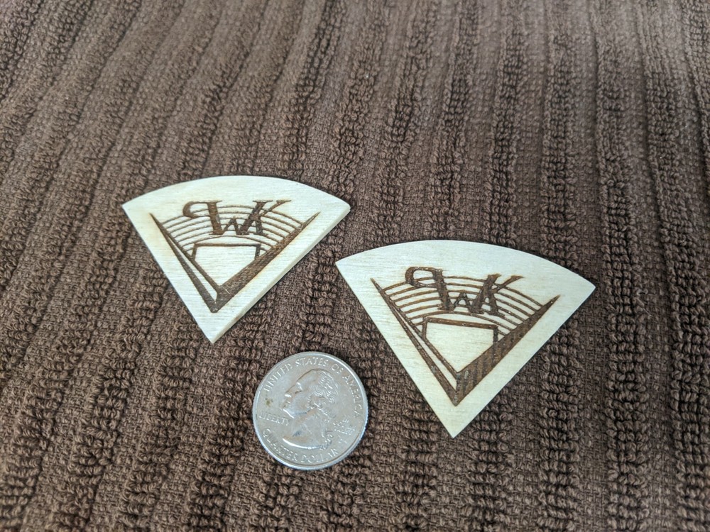 Klipsch PWK Badge – Wood – Engraved – Replace Lost Badge