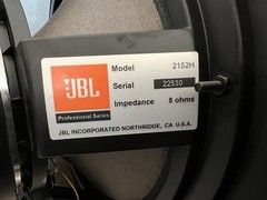 JBL 2152H 12 Inch Coaxial Duplex Speakers W/Horn Midrange/Tweeter ( PAIR )
