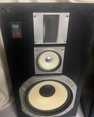 2 Sansui Classique S770 3 Way Speaker Classic Vintage Music Stereo Sound System