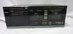 MITSUBISHI DT-157 AUTO CHANGER 7+1 DOUBLE CASSETTE DECK PARTS ONLY UNTESTED