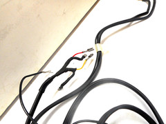 DUAL CS 1242 TURNTABLE – RCA PHONO CABLES/GROUND WIRE/POWER CORD – PARTING OUT