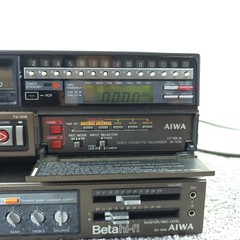 Aiwa AV-50M Beta Hi-Fi VCR Recorder Stereo Integrated Amplifier SV50M UNTESTED