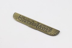 Western Electric copper logo badge replacement piece 98mm(3.86″)X18.5mm(0.72″)