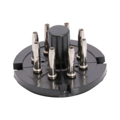 USA 5Pcs 8Pin Octal Bakelite Tube Base Socket Saver Adapter for EL34 EL34 6N8P