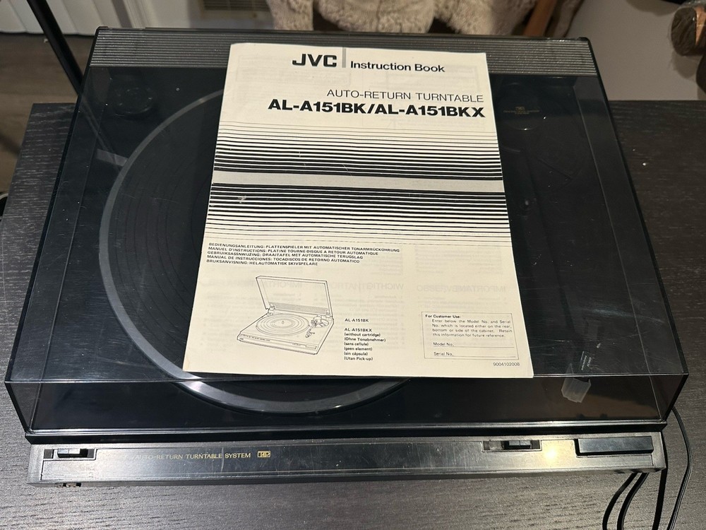 JVC AL-A151 Vintage Belt Drive Auto-Return Turntable Record Player