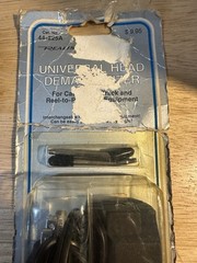 Realistic universal head demagnetizer. Radio Shack Box Not In Good Shape