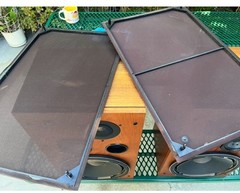 JBL 120TI PAIR EMPTY CABINETS ONLY NETWORKS & FRONT GRILLS INCLUDED
