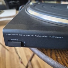 Optimus LAB-1000 Belt Drive Automatic Turntable Radio Shack Vintage Original Box