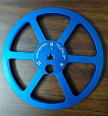 7 Inch Metal Reels Aluminum Pair For Pioneer Reel To Reel Deck RT-707 Blue