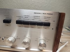 Kenwood Model KA-7002 Solid State Stereo Integrated Amplifier Works Read Please