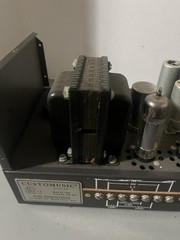Rowe Customusic CPA-15 Tube Amplifier PA Amp Powers On Tubes Glow Vintage
