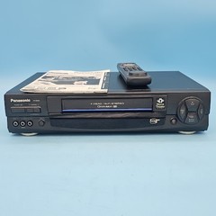 Panasonic PV-9660 VCR Plus+ 4 Head Hi-Fi Stereo VCR w/Remote & Manual