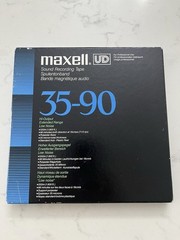 Maxell UD 35-90 Reel-to-Reel Recording Tape. Open box
