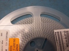 Reel of ECJ2YB1H04K , Cap .1uF 50V 10% X7R 0805 SMD