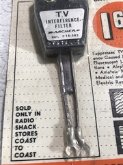 Vintage Radio Shack Tandy Archer TV Interference Filter – New Made In Japan