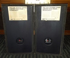 AAL STUDIO SERIES STEREO SPEAKERS VINTAGE 1972 AMERICAN ACOUSTIC LABS