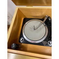 Vintage Zenith High Fidelity Record Player Console Mid Century Modern Cabinet 50