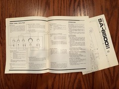 Original Pioneer TX-6500 II SA-6500 II Owner’s Operating Manuals & Schematics