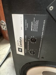 JBL L100 century vintage speakers.