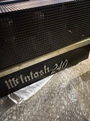 McIntosh Mc240 Stereo Tube Power Amplifier Repair