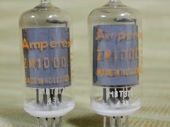 Amperex ZM-1000 Nixie Tubes Used But Clear and Bright (2)