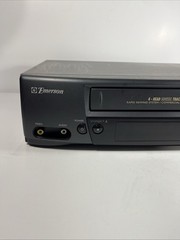 Emerson EV598 VCR Video Cassette Recorder Player Vintage No Remote Works Tested
