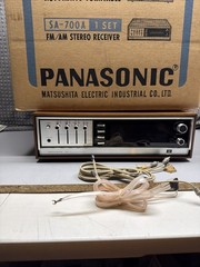Panasonic SA-700A Vintage AM/FM FET Solid State Stereo Receiver Wood Case
